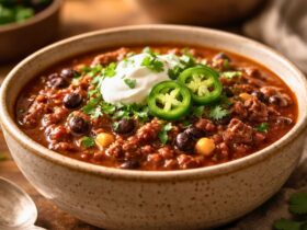 Bobby Flay’s Beef and Black Bean Chili Recipe