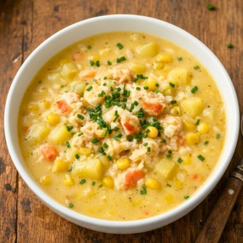 Bobby Flay's Crab & Corn Chowder Recipe