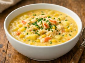 Bobby Flay's Crab & Corn Chowder Recipe