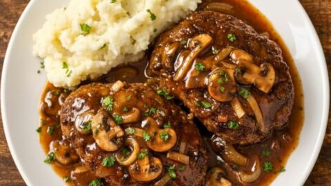 Bobby Flay's Salisbury Steak Recipe