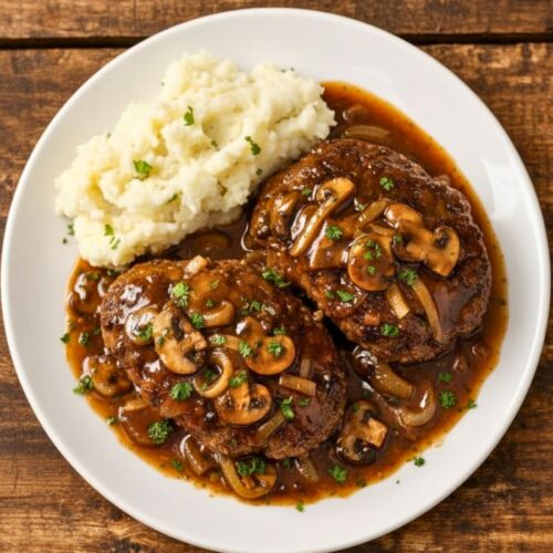 Bobby Flay's Salisbury Steak Recipe