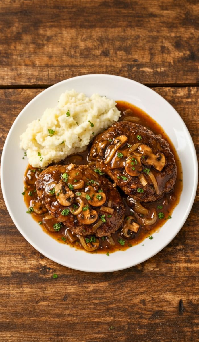 Bobby Flay's Salisbury Steak Recipe
