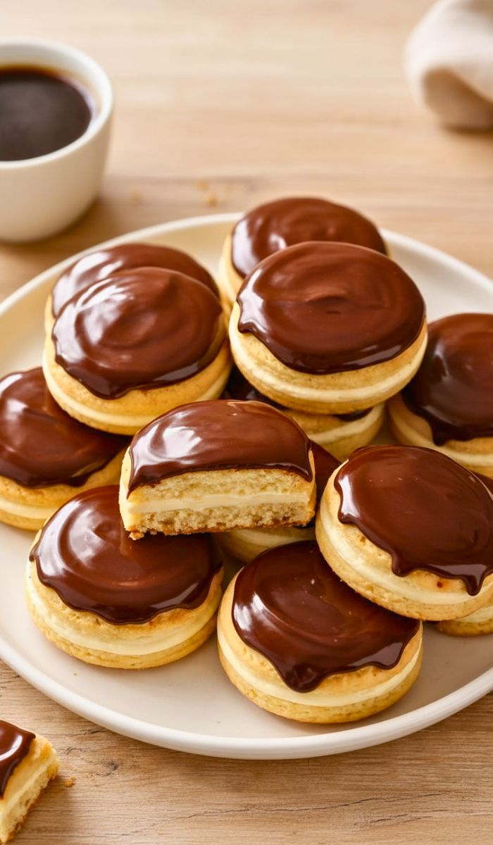 Boston Cream Pie Cookies Recipe