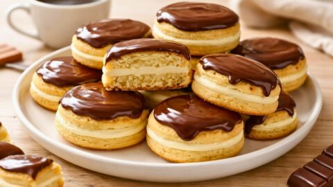 Boston Cream Pie Cookies Recipe