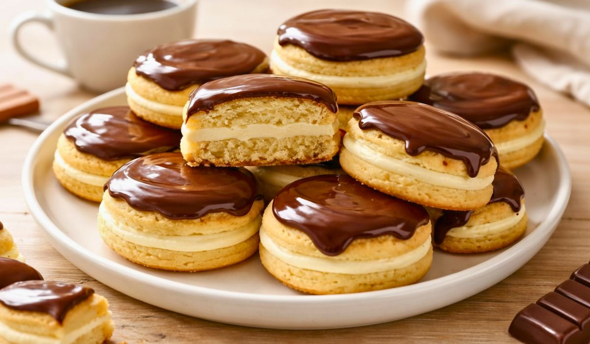 Boston Cream Pie Cookies Recipe