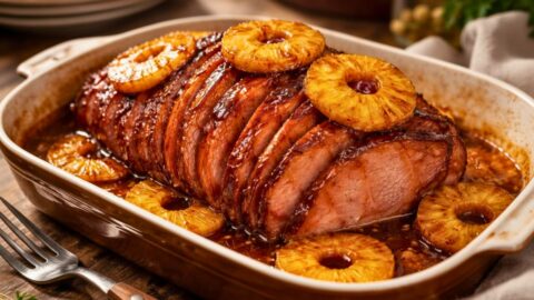 Brown Sugar Pineapple Ham Bake Recipe