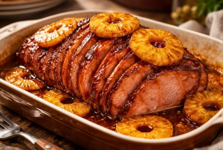 Brown Sugar Pineapple Ham Bake Recipe