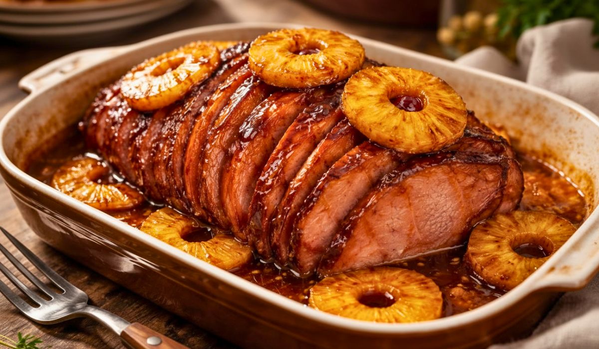 Brown Sugar Pineapple Ham Bake Recipe