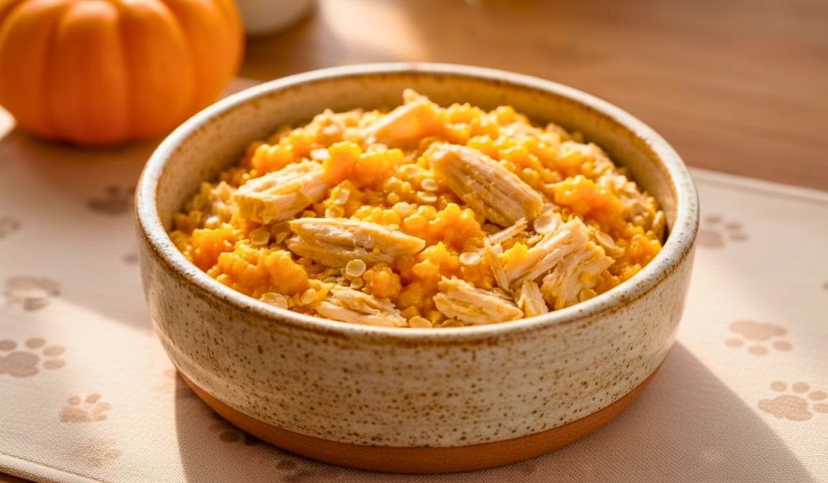 Chicken Pumpkin and Oats Farmer’s Dog Food Recipe