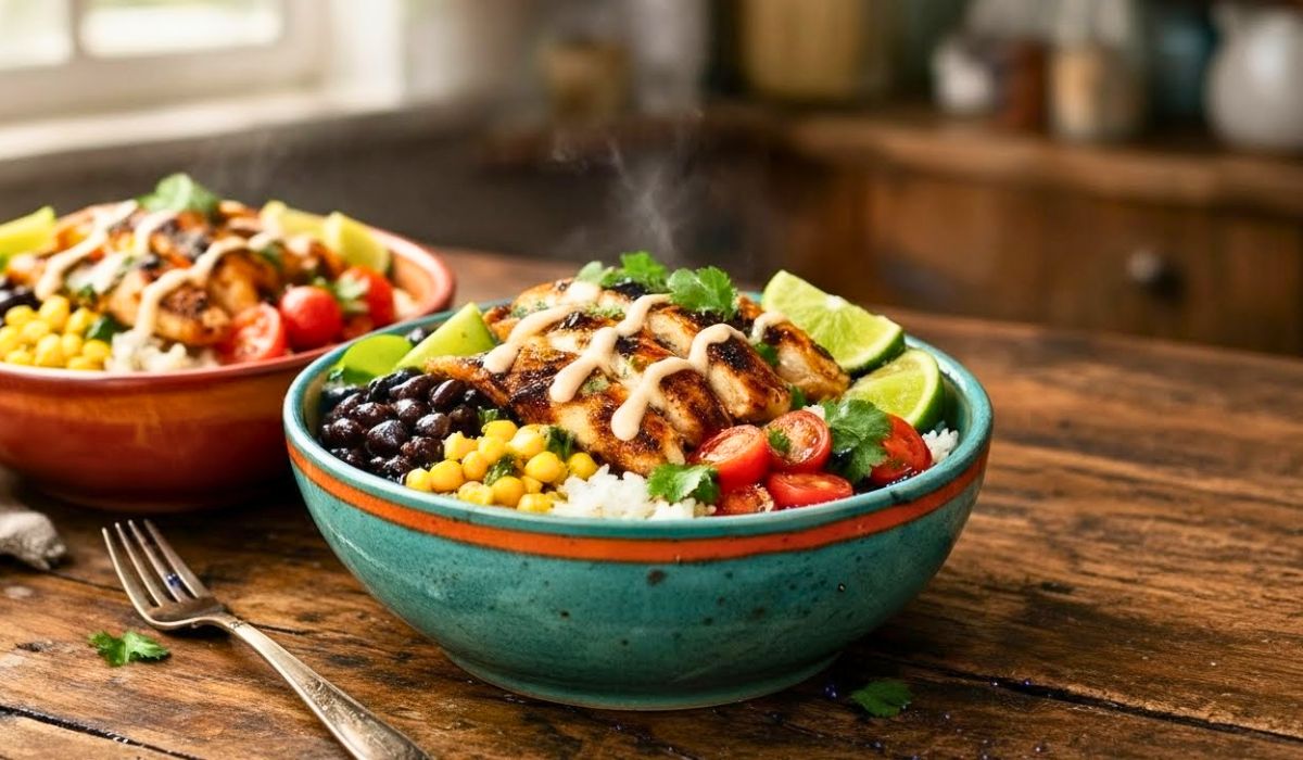 Cilantro Lime Chicken Bowls Recipe