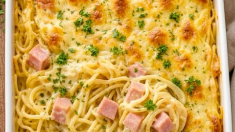 Creamy Ham Tetrazzini Recipe