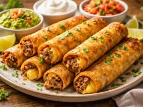 Crispy Keto Beef Taquitos Recipe