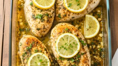 Easy Baked Lemon Chicken Dinner Recipe