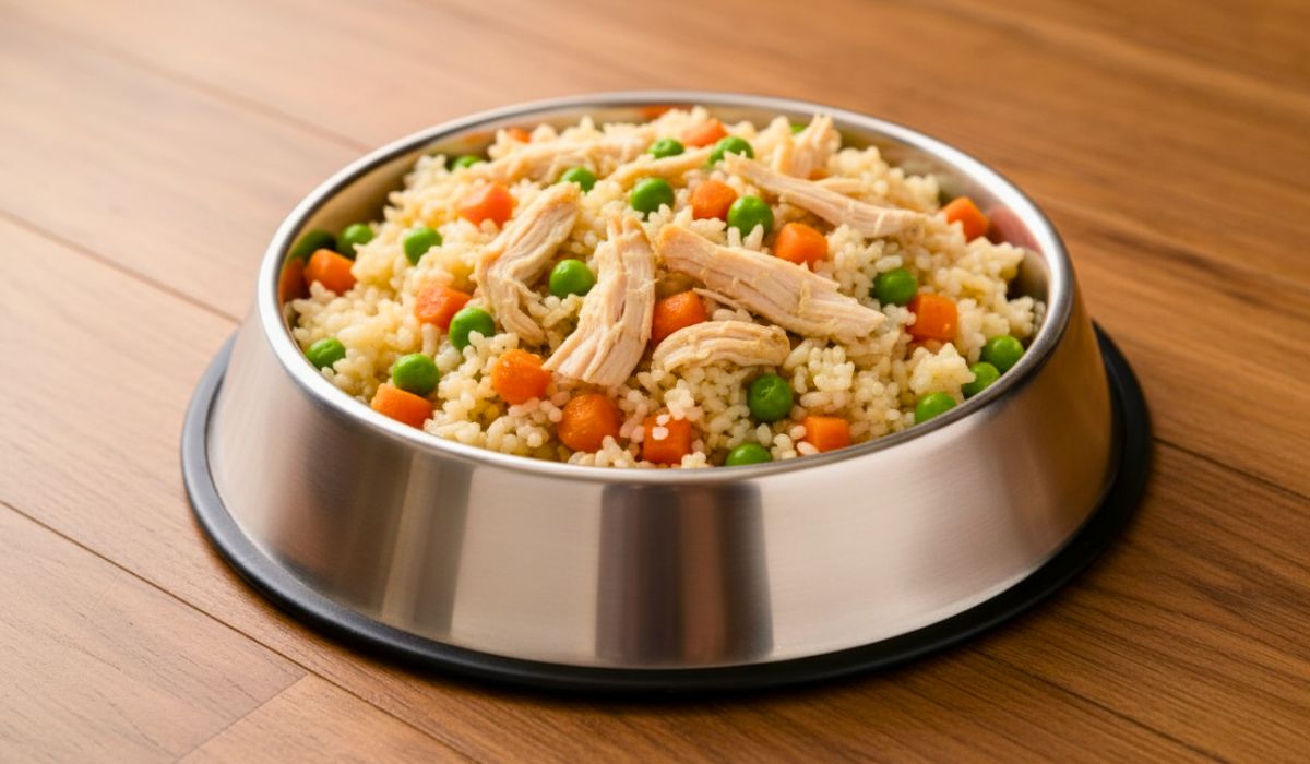Farmer’s Chicken and Rice Dog Food Recipe