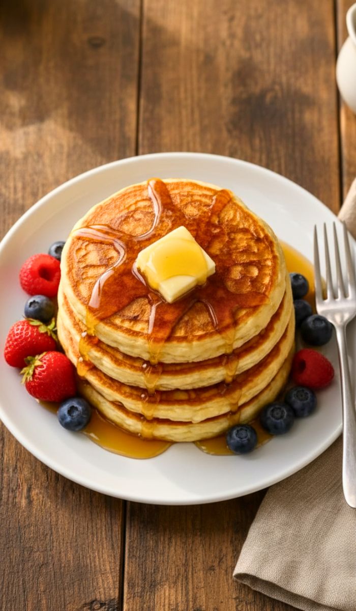 Fluffy Old Fashioned Pancakes Recipe