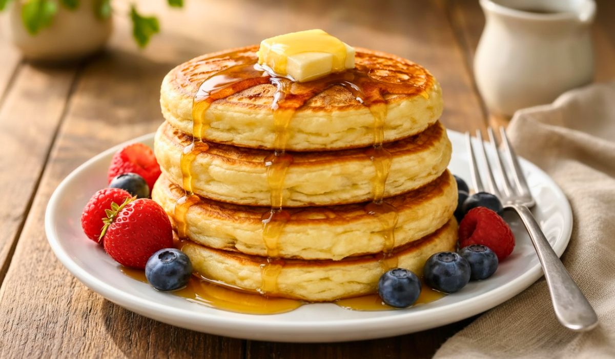 Fluffy Old Fashioned Pancakes Recipe