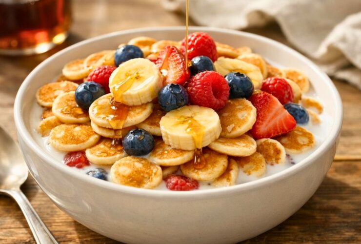 Fluffy Pancake Cereal Recipe