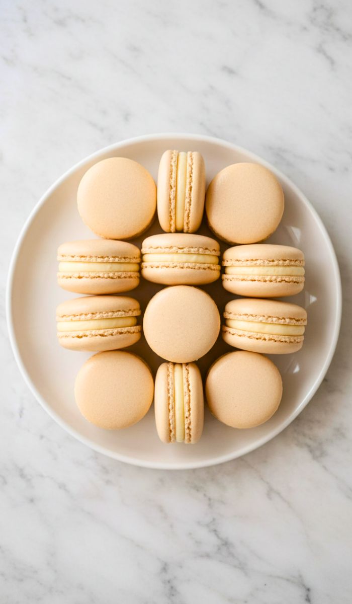 French Almond Macarons with Buttercream Filling Recipe