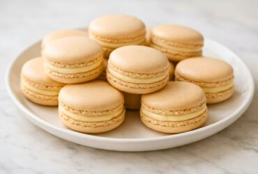 French Almond Macarons with Buttercream Filling Recipe