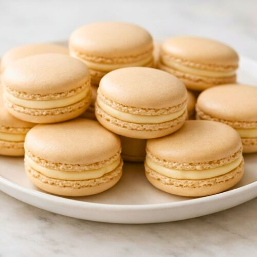 French Almond Macarons with Buttercream Filling Recipe