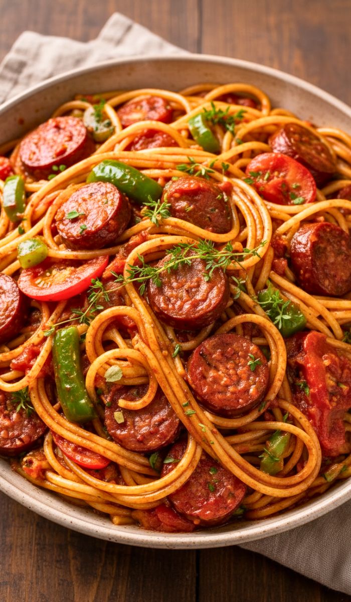 Haitian Spaghetti Sausage Recipe