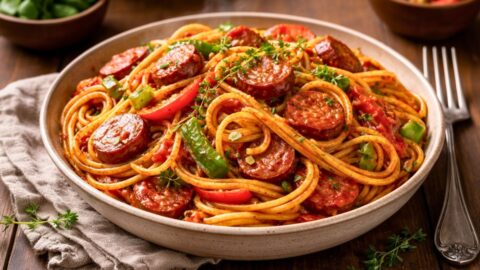 Haitian Spaghetti Sausage Recipe