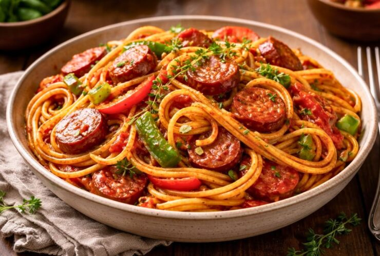 Haitian Spaghetti Sausage Recipe