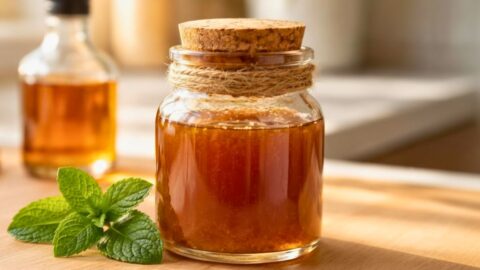 Homemade Cough Syrup With Whiskey And Peppermint Recipe