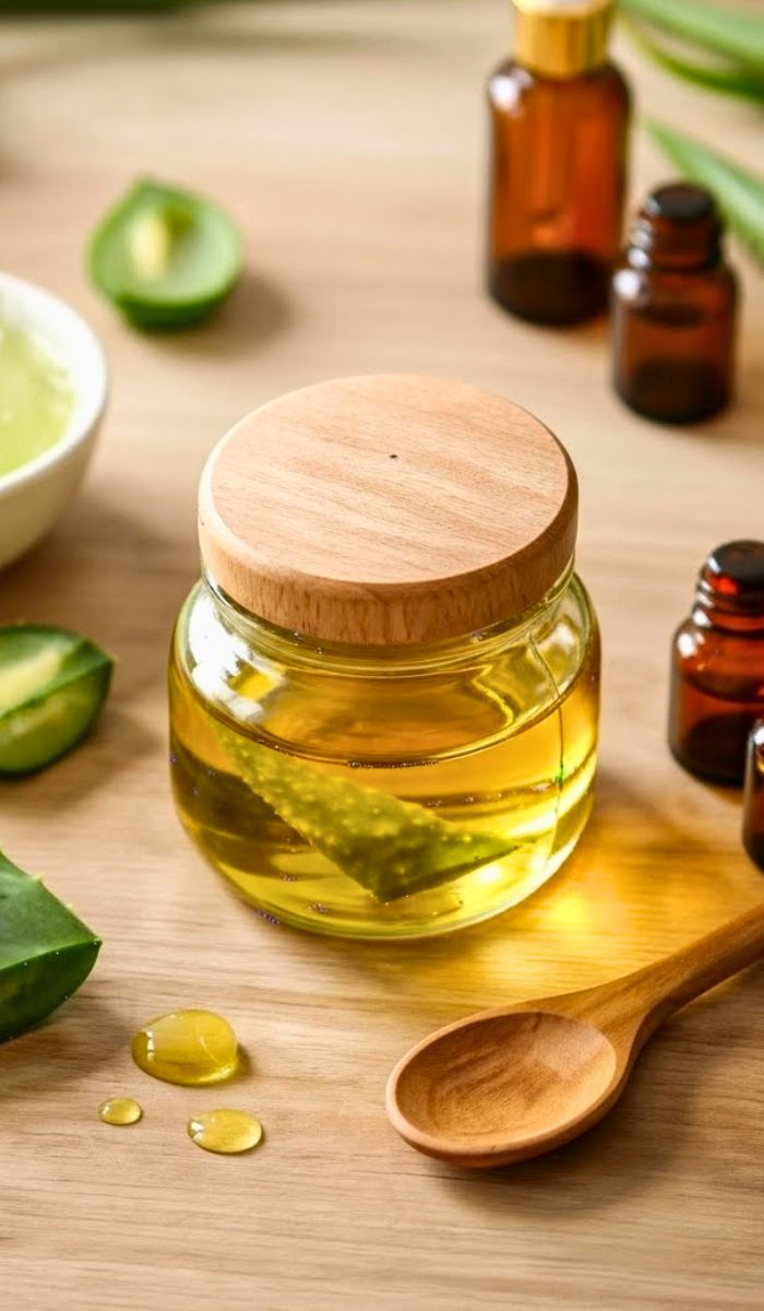 How to Make Aloe Oil Recipe