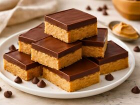 No Bake Chocolate Peanut Butter Bars Recipe