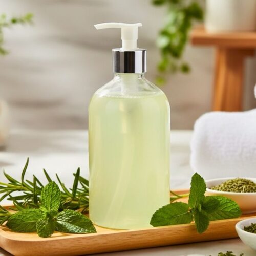 Peppermint Rosemary Homemade Shampoo Recipe