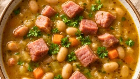 Pioneer Woman's Ham and Bean Soup Recipe