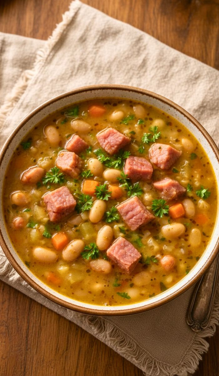 Pioneer Woman's Ham and Bean Soup Recipe