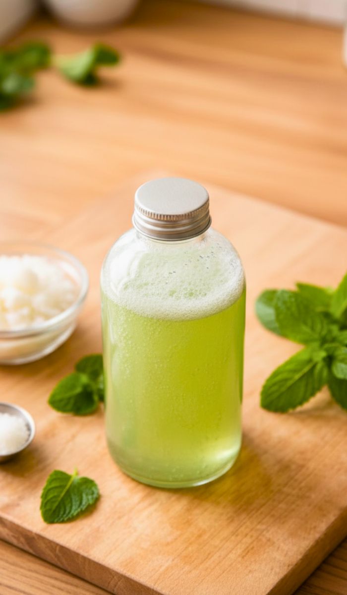 Simple Peppermint Shampoo Recipe