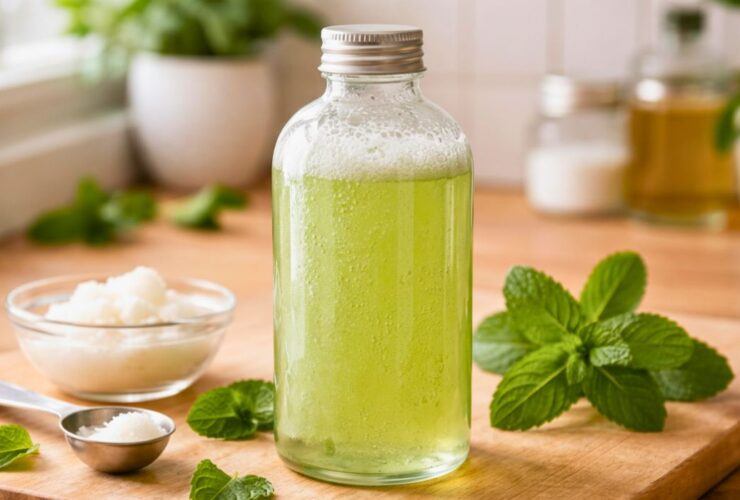 Simple Peppermint Shampoo Recipe