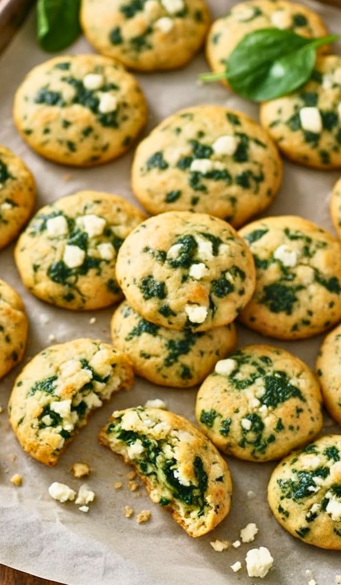Spinach and Feta Spanakopita Cookies Recipe