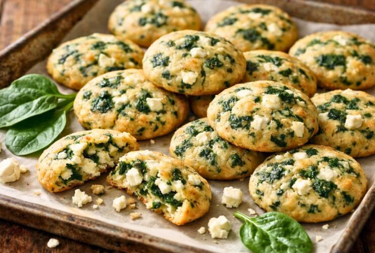 Spinach and Feta Spanakopita Cookies Recipe