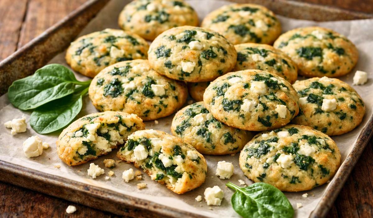Spinach and Feta Spanakopita Cookies Recipe