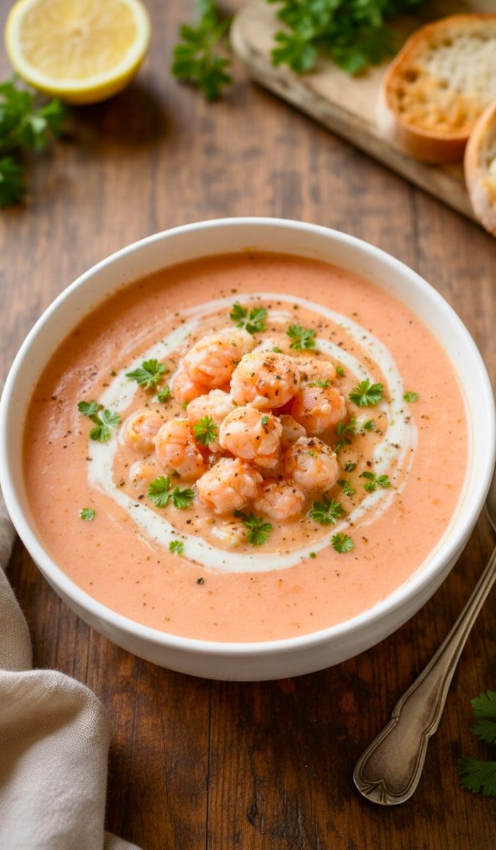 Spring Langostino Lobster Bisque Recipe