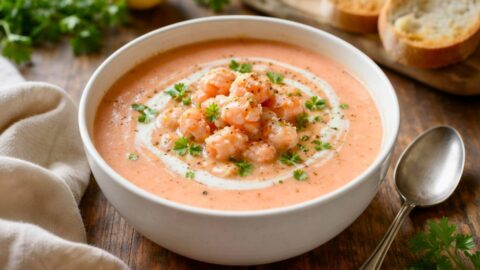 Spring Langostino Lobster Bisque Recipe