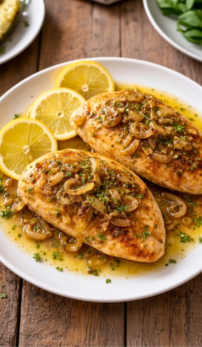 Stanley Tucci's Lemon Shallot Chicken Recipe