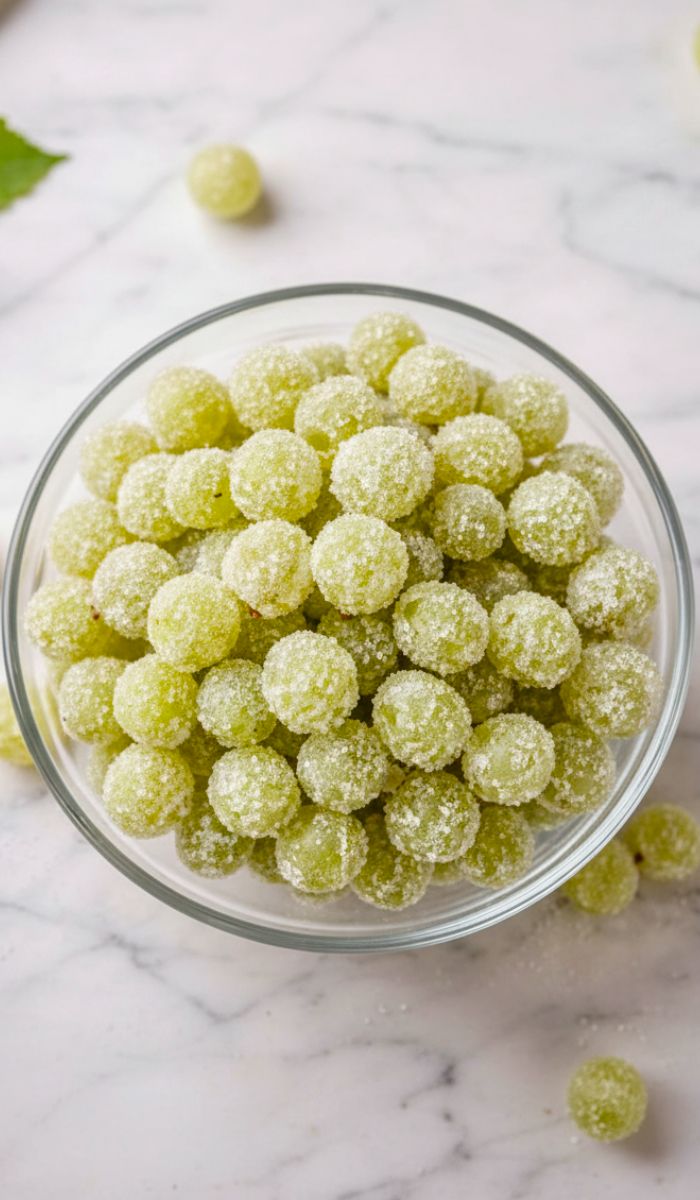 Sugared Champagne Grapes Recipe