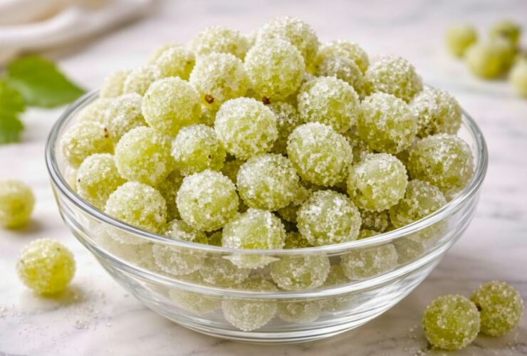 Sugared Champagne Grapes Recipe