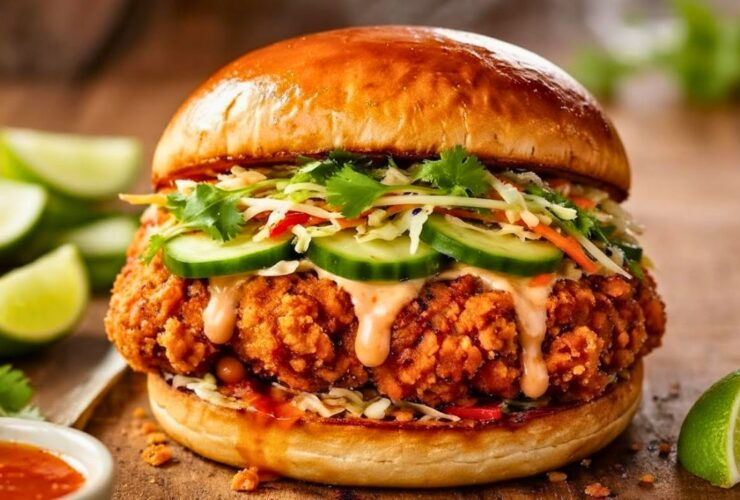 Thai Fried Chicken Sandwich Recipe