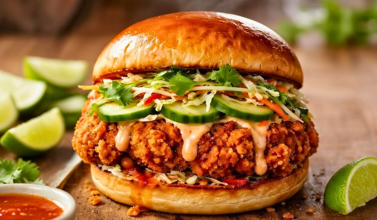 Thai Fried Chicken Sandwich Recipe