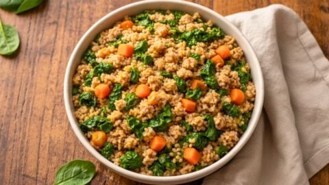 Turkey and Brown Rice Farmer’s Dog Food Recipe