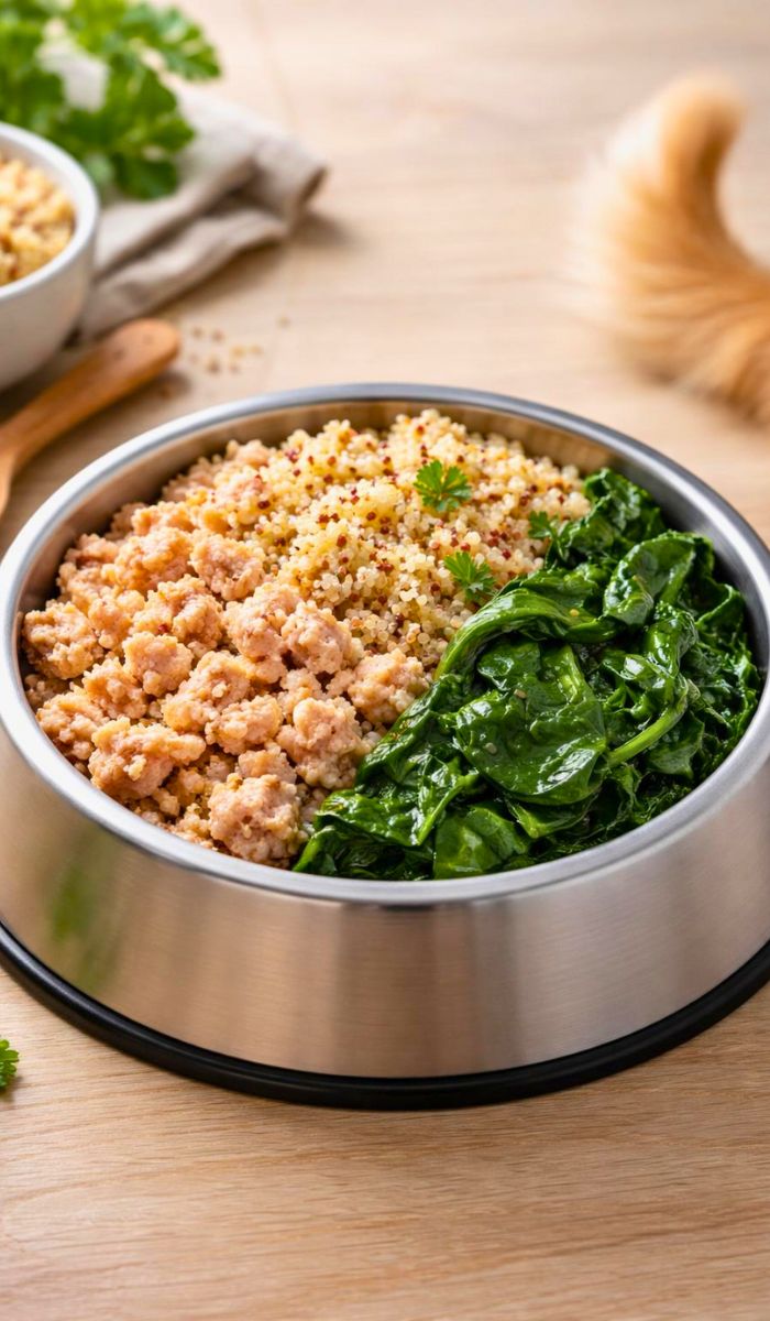 Turkey and Quinoa Farmer’s Dog Food Recipe