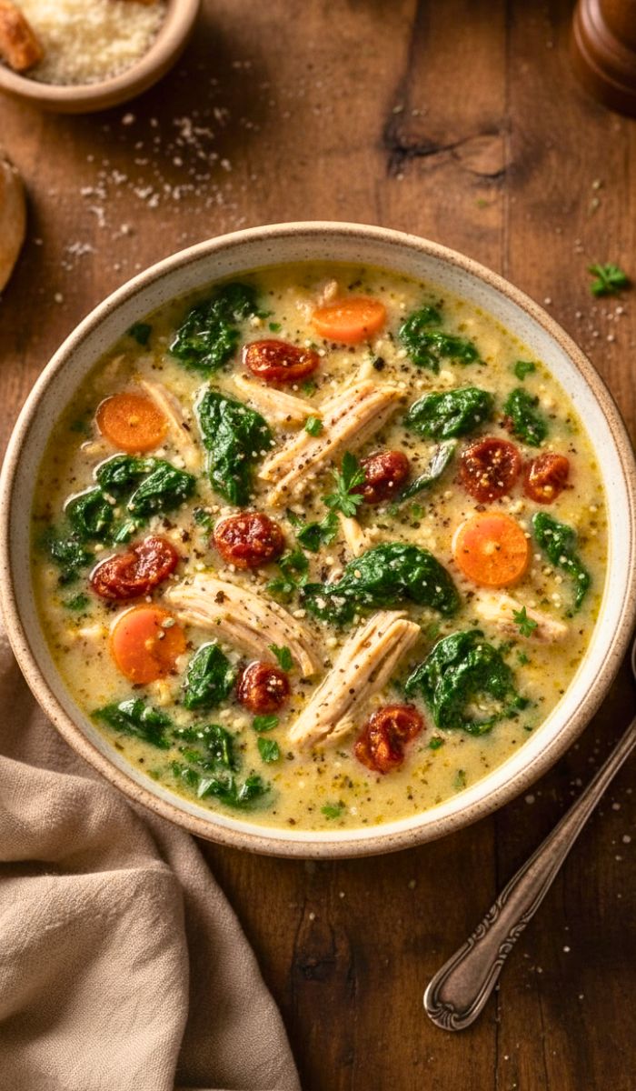 Tuscan Chicken Soup Recipe