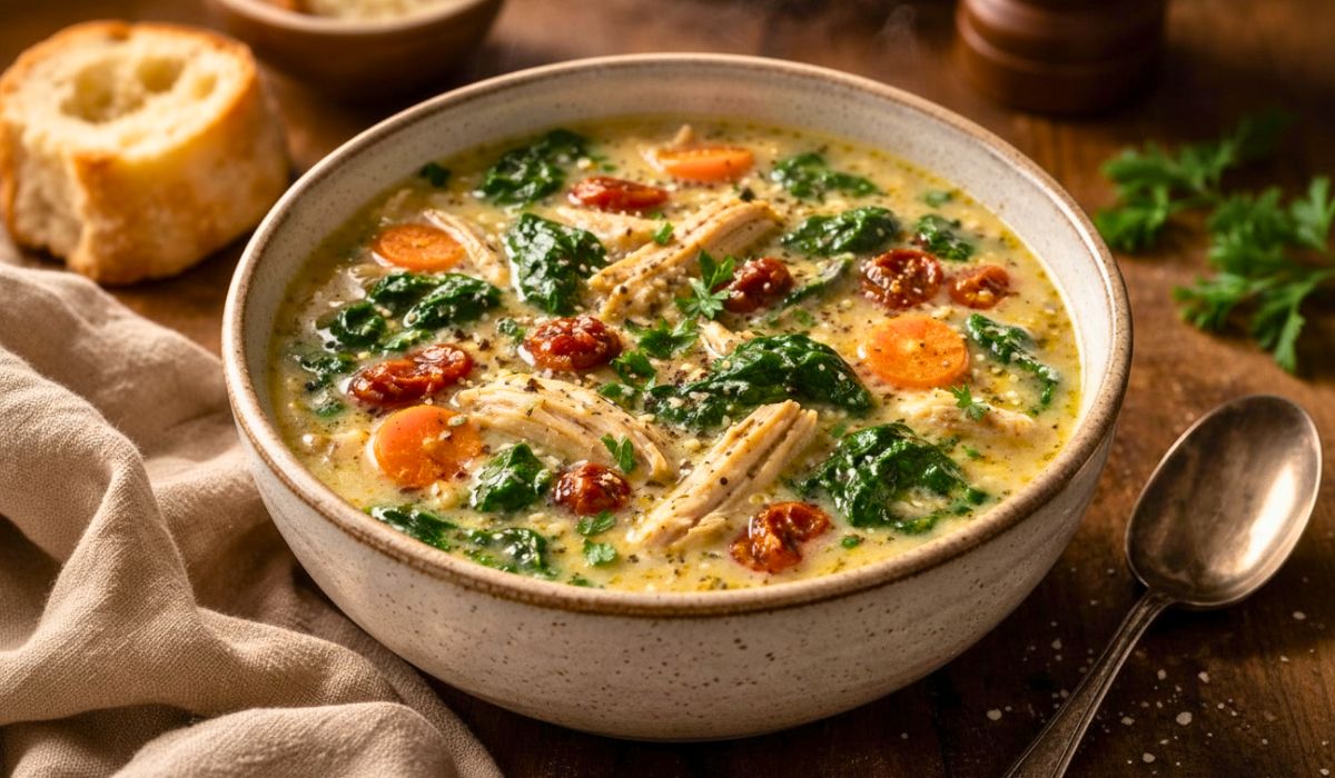 Tuscan Chicken Soup Recipe