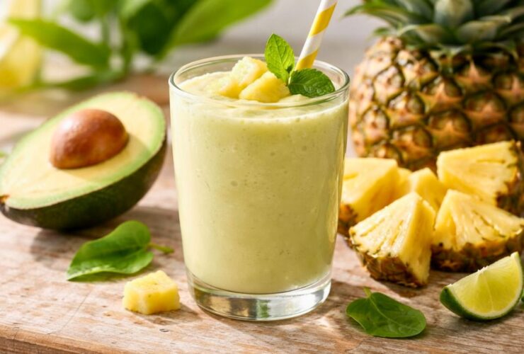 Avocado Pineapple Smoothie Recipe